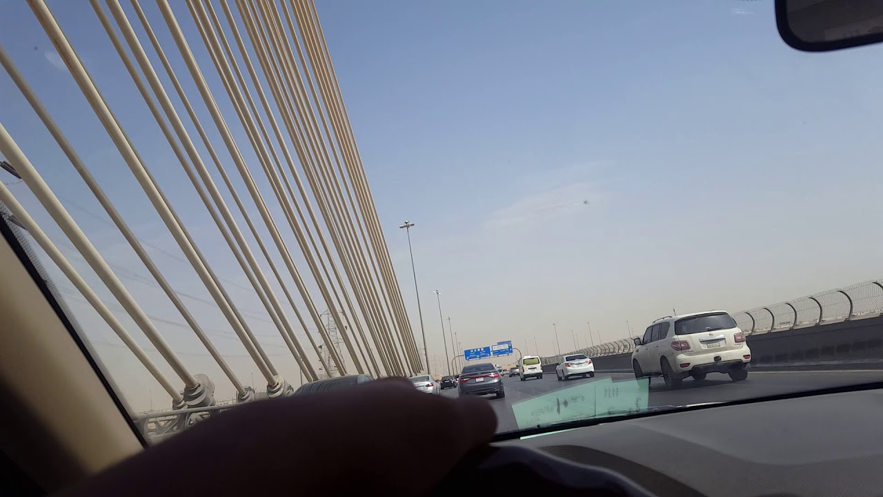 Explore riyadh streets wadi bridge exit 34 33 - YouTube