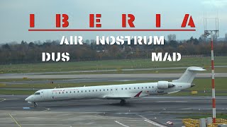 Iberia Operated By Air Nostrum Crj 1000 Düsseldorf - Madrid Economy Cl