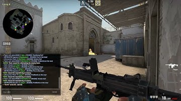How to use negev on dust2
