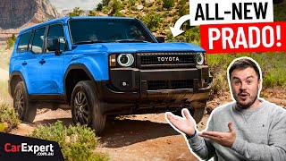 2024 Toyota LandCruiser Prado! Sway bar disconnect, but NO V6...or hybrid :-( first look