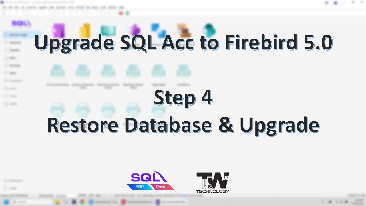 Upgrade SQL Account to Firebird 5.0 - Step 4 - Restore & Upgrade ...