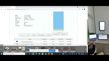 15inch digital signage screen with central content management software system