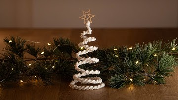 DIY Spiral Macrame Christmas Tree | Fun and Unique Holiday Decoration