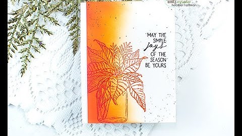 Unity Quick Tip: Tone on Tone Ink Blending and Stamping with Crackling Campfire Distress Inks