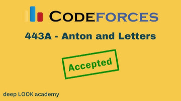 443A - Anton and Letters (Codeforces) Solution ( Bangla ) | Cpp Language