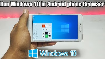 Windows 10 Running in Android Smartphone Browser | Windows online Emulator | onwork