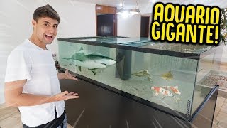 COMPREI MEU AQUÁRIO GIGANTE !! [ REZENDE EVIL ]