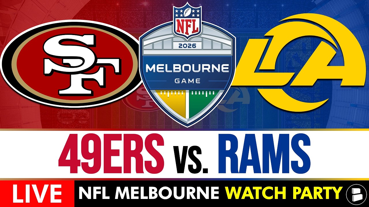 NFL Melbourne Game LIVE: 49ers vs. Rams Stream, Free Play-By-Play, TNF Watch Party On Netflix