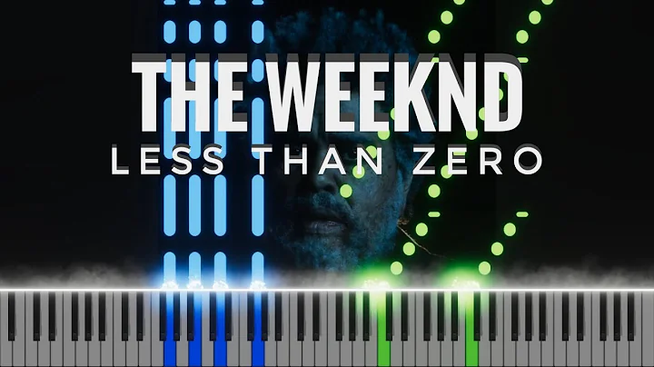 The Weeknd - Less Than Zero instrumental piano cover