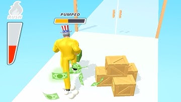 Muscle Rush All Level Gameplay Android, iOS Level 383s384