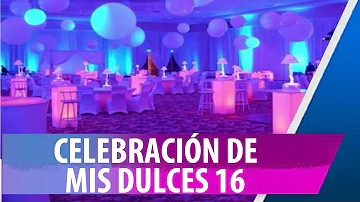 ¿Qué hacen las chicas para sus dulces 16?