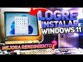 Rendimiento del NUEVO Windows 11 en PC Antigua / Windows 11 con 2GB de RAM / Resultados