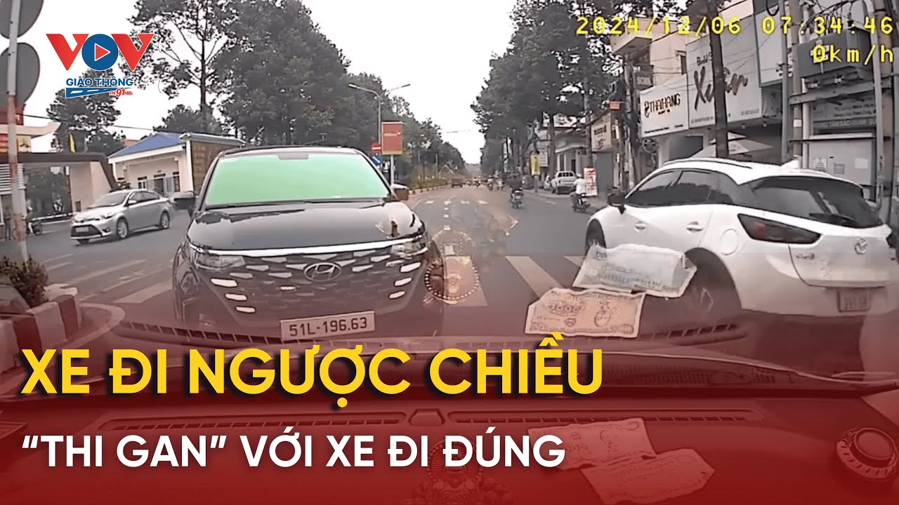 CHECK VAR GIAO THÔNG 89: Đi ngược chiều, “thách thức” xe đi đúng #vovgiaothong #fm91