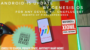 android 15 update for oneplus 9rt by genesis os