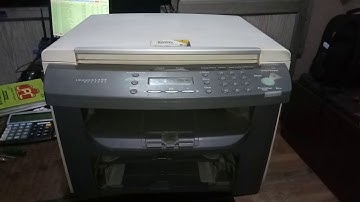 Canon MF 4320 d how to check paper count in canon printer