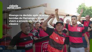 Rivengo na decisão após 14 anos: torcidas de Flamengo e River vivem a emoção da final com clássico