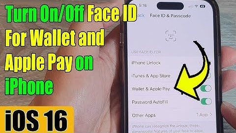 iOS 16: How to Turn On/Off Face ID For Wallet and Apple Pay on iPhone