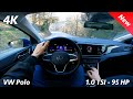 VW Polo Life 2022 - POV test drive in 4K | 1.0 TSI - 95 HP, 5-speed (consumption)