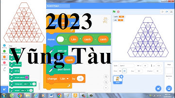 Lập Trình Scratch 2023 VẼ THÁP HÌNH LỤC GIÁC | VDD SHOA