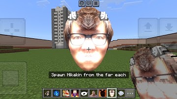 Hikakin from the far each Nextbot | CUSTOM NEXTBOT Part 23 | Minecraft PE