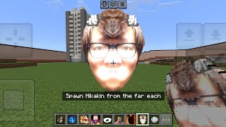 Hikakin from the far each Nextbot | CUSTOM NEXTBOT Part 23 | Minecraft PE