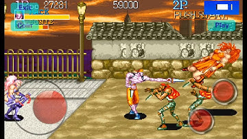 Captain Commando Stage 3 Ninja House - Mack The Knife Mummy Commando Character - Capcom Arcade Game