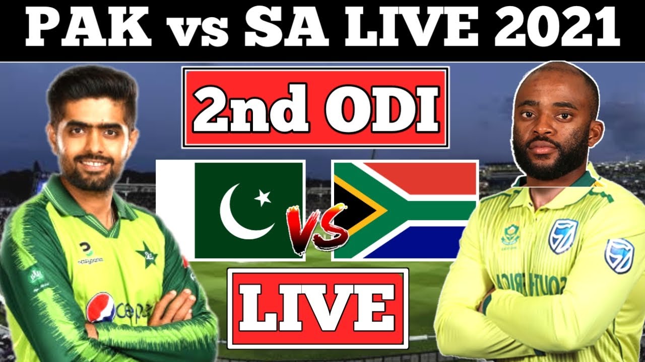 🔴LIVE PAK vs SA 2nd odi LIVE - PAKISTAN vs SOUTH AFRICA 2nd ODI match LIVE COMMENTARY (SA vs PAK