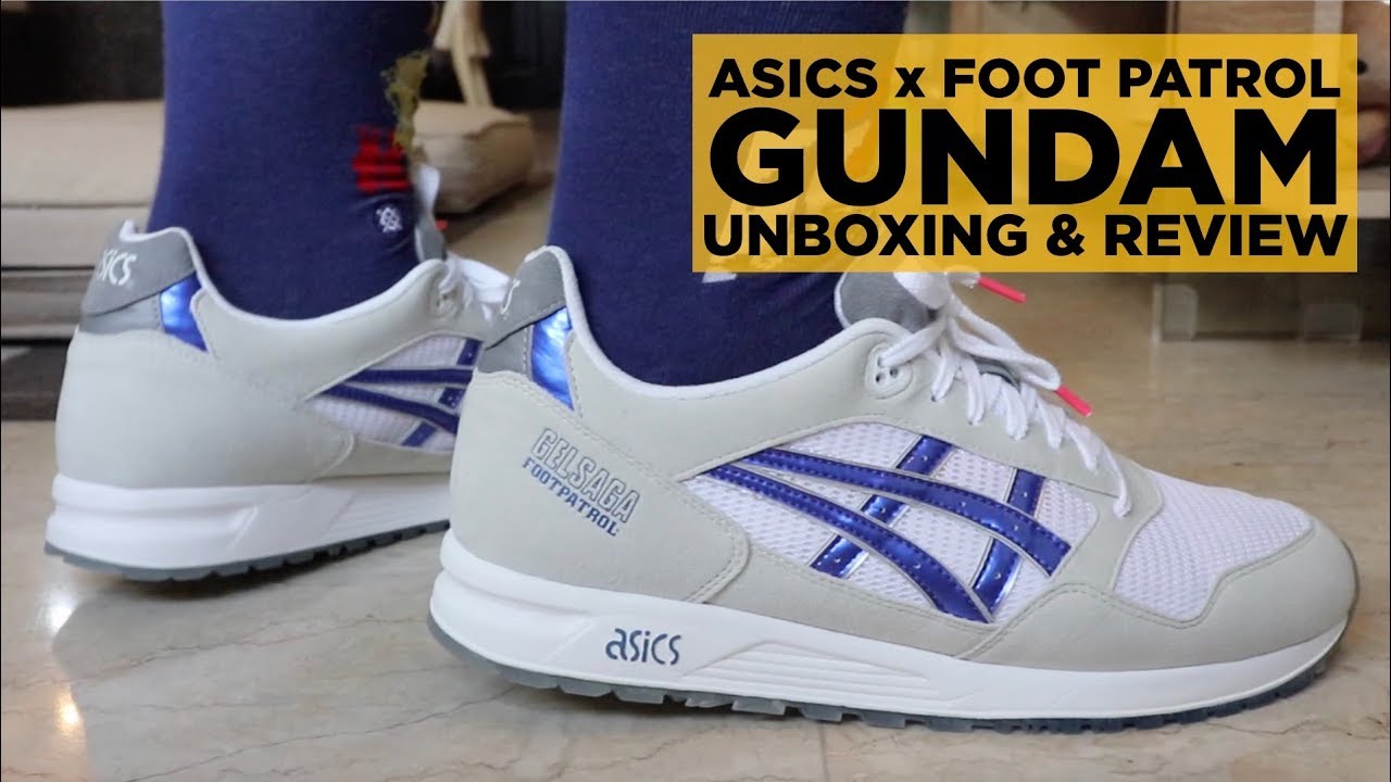 GUNDAM SNEAKERS BY ASICS (ON-FEET REVIEW) - YouTube