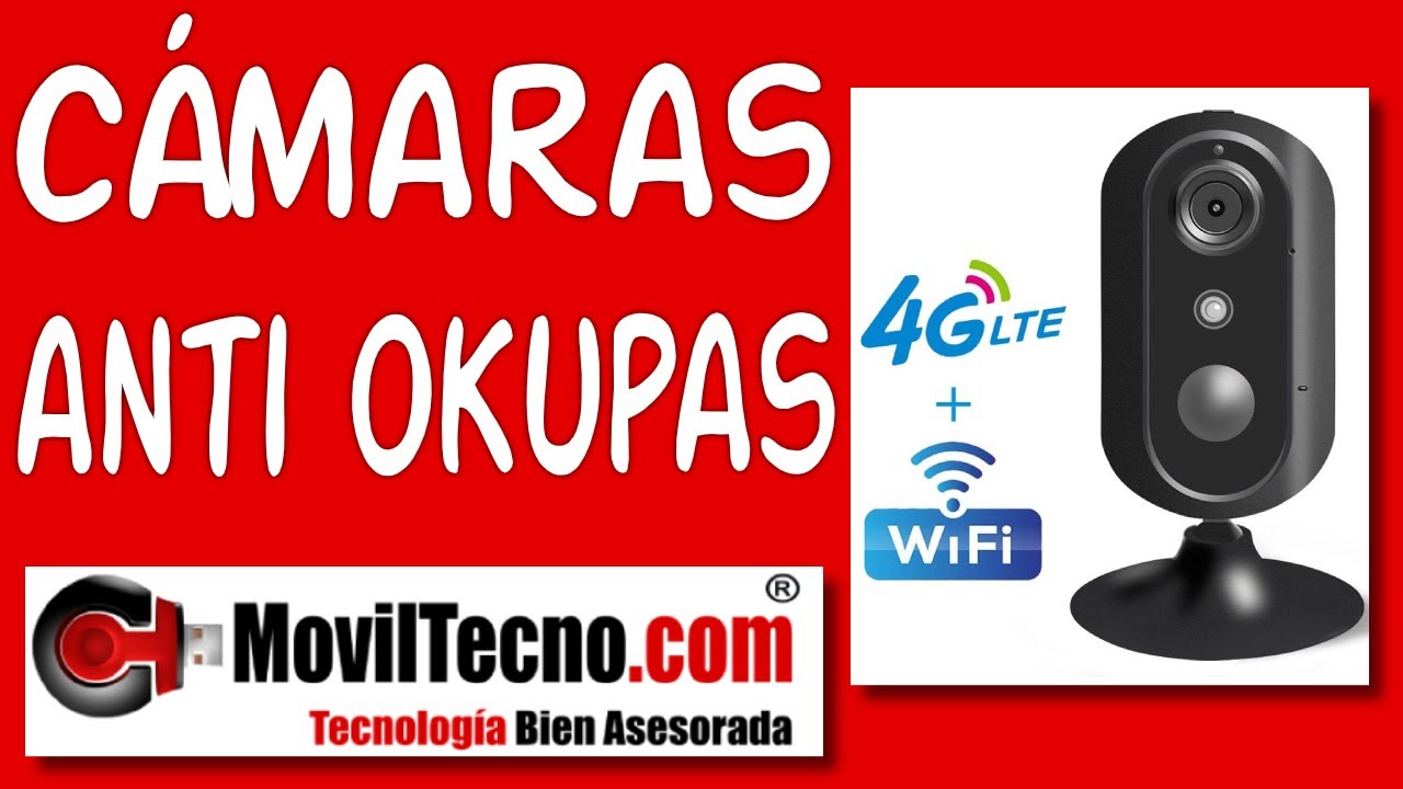 Cámara con tarjeta SIM 4G Vigilancia MovilTecno 832