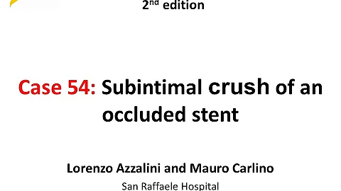 Case 54: Manual of CTO Interventions - Subintimal stent crushing