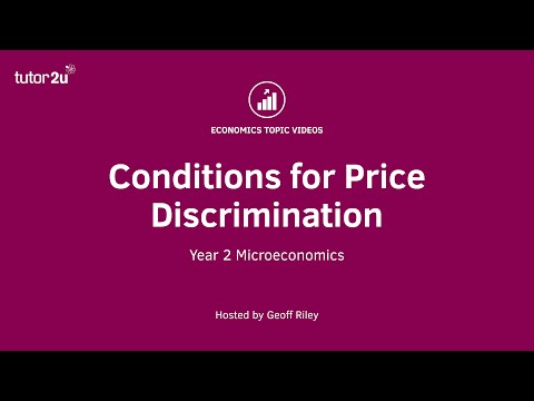 Video: Welke van de volgende situaties is waar voor succesvolle prijsdiscriminatie?