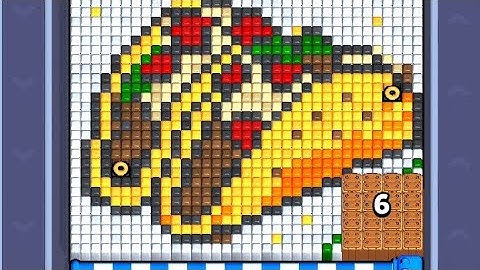 Pixel Flow Level 395. Walkthrough Gameplay 