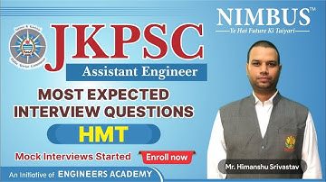JKPSC Assistant Engineer | JKPSC-AE Most Expected Interview Questions | Join IGP | Mechanical Engg