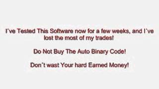 Auto Binary Code Review   Automated Trading Software for Binary Options Wealth