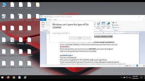 KOK08 ransomware removal instructions [.KOK08 file virus].