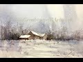 Watercolor/Aquarela - Demo Snow - Neve