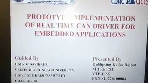 REAL TIME CAN DRIVER ON FreeRTOS-INTRODUCTION PART 1