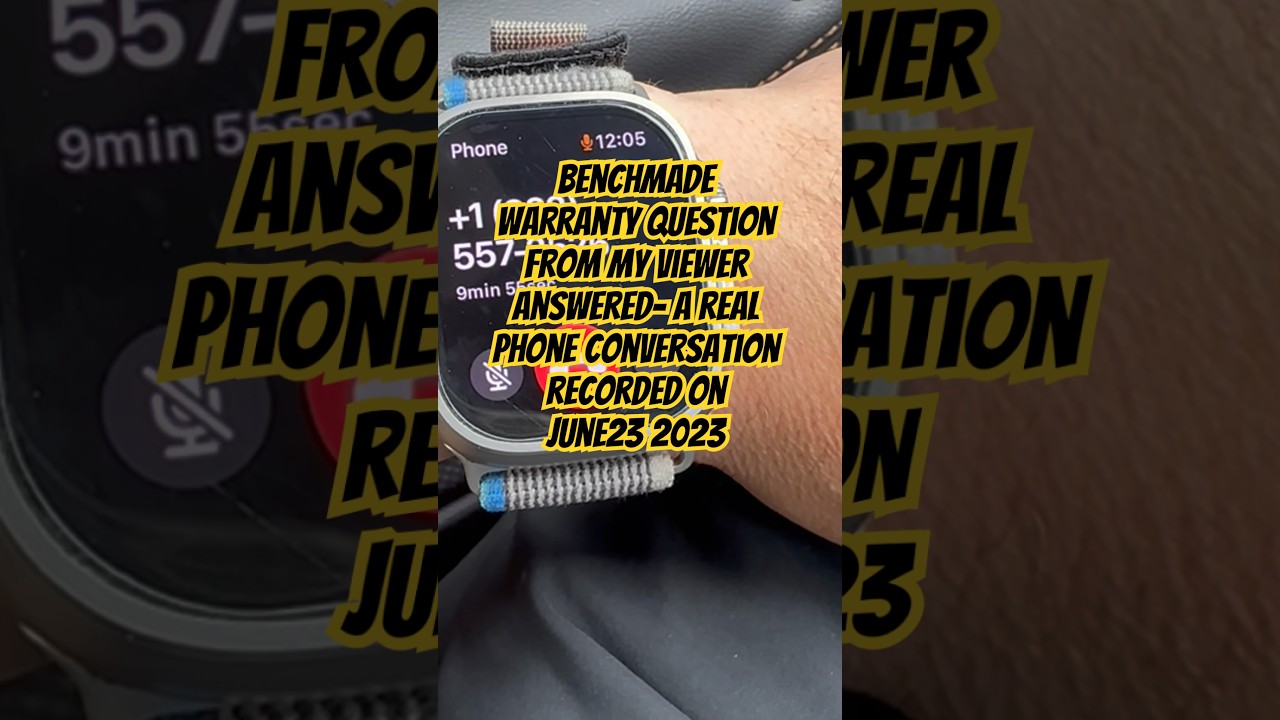 Will Benchmade warranty cover your MODIFIED knife? Customer Service Rep answers 