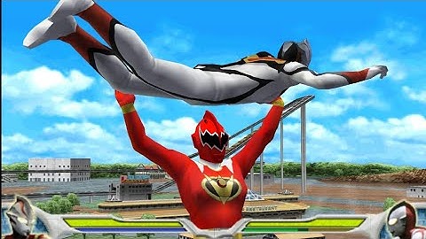 (Ultraman Fighting Evolution 0) mod texture Evil Tiga VS abaranger Red