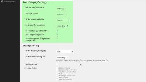 Business Directory Plugin Configuration Overview for WordPress