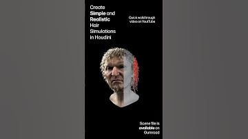 Learn how to simulate quick and realistic hair in Houdini!