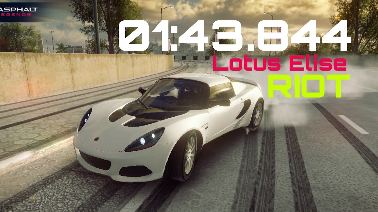 Asphalt 9 | Lotus Elise RIOT -- Scenic Route ~ 01:43.844 (not my best ...