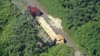 Aerials: 5-vehicle collision closes SR 18 near I-90
