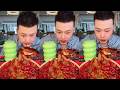 SPICY CRAWFISH &amp; CHICKEN FEET MUKBANG | Eating Hot Chili Seafood Platter | ASMR Eating Show