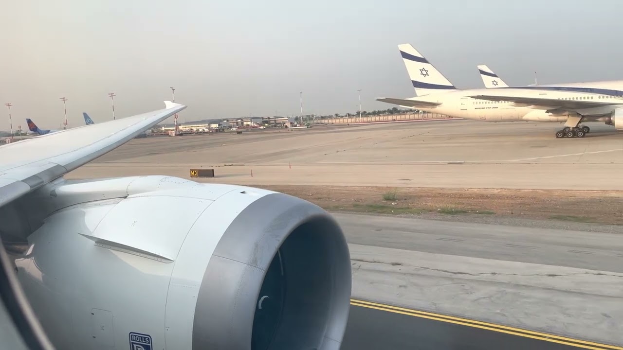 EL AL Boeing 787-9 Dreamliner Landing in Tel Aviv, Israel