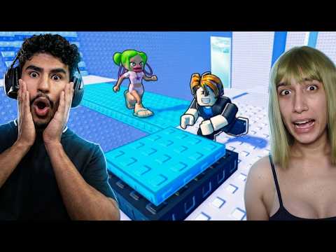 BIBI PLAYS TEAMWORK TOWER WITH BOYFRIEND | Teamwork tower