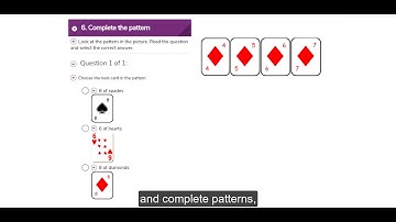 Pattern and Relationship Level 1 on Learn with NALA