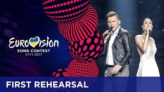 Koit Toome & Laura - Verona (Estonia) First rehearsal in Kyiv Resimi