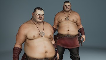 Unreal Engine Preview - Character - Fat Man Warrior