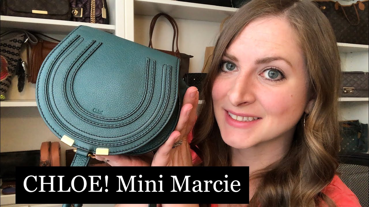 What's in my Bag + Chloé 'Small Marcie' Leather Crossbody Bag